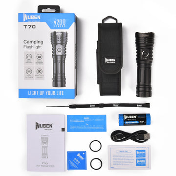 Product Spotlight: The Ultimate Camping and Survivalist Flashlight: Wuben T70