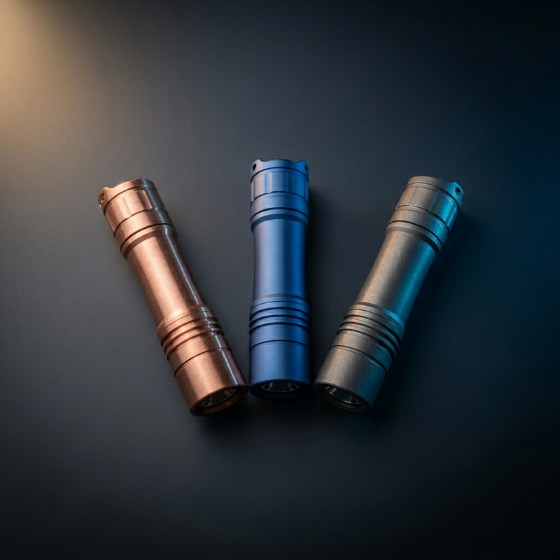 Convoy Copper, Titanium, Brass & MAO Flashlights