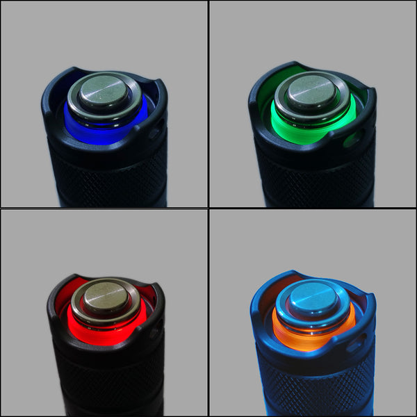 Convoy Illuminated Tail Switch Button - Metal - Flashlight Accessory (S2+, S6, C8+) - Main Product Image