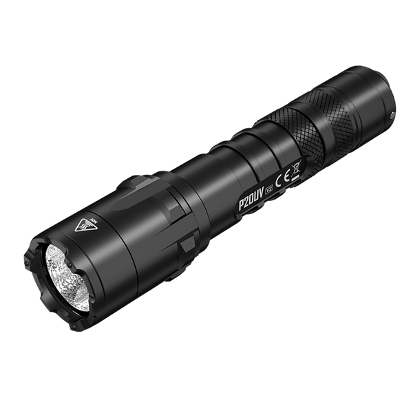 Nitecore P20UV V2 1000 Lumen Tactical Flashlight with UV Mode - Main Product Image