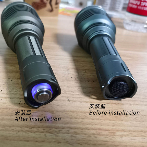 Convoy 20mm Illuminated Tail Switch Button - Metal - Flashlight Accessory (M21A, M21B) - Main Product Image