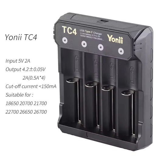 Yonii TC4 Quad Battery Charger
