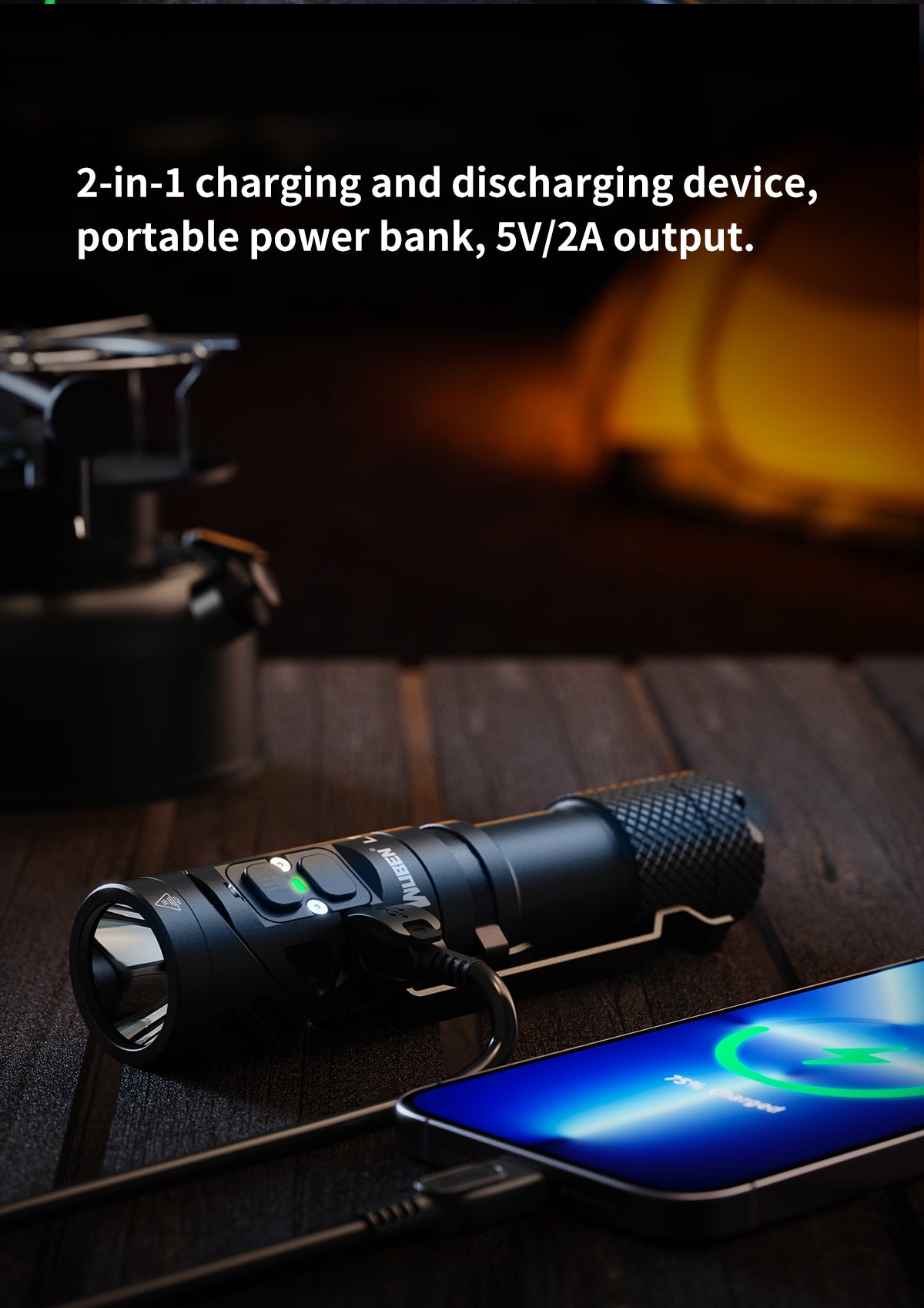 Wuben L1 Dual Head Flashlight
