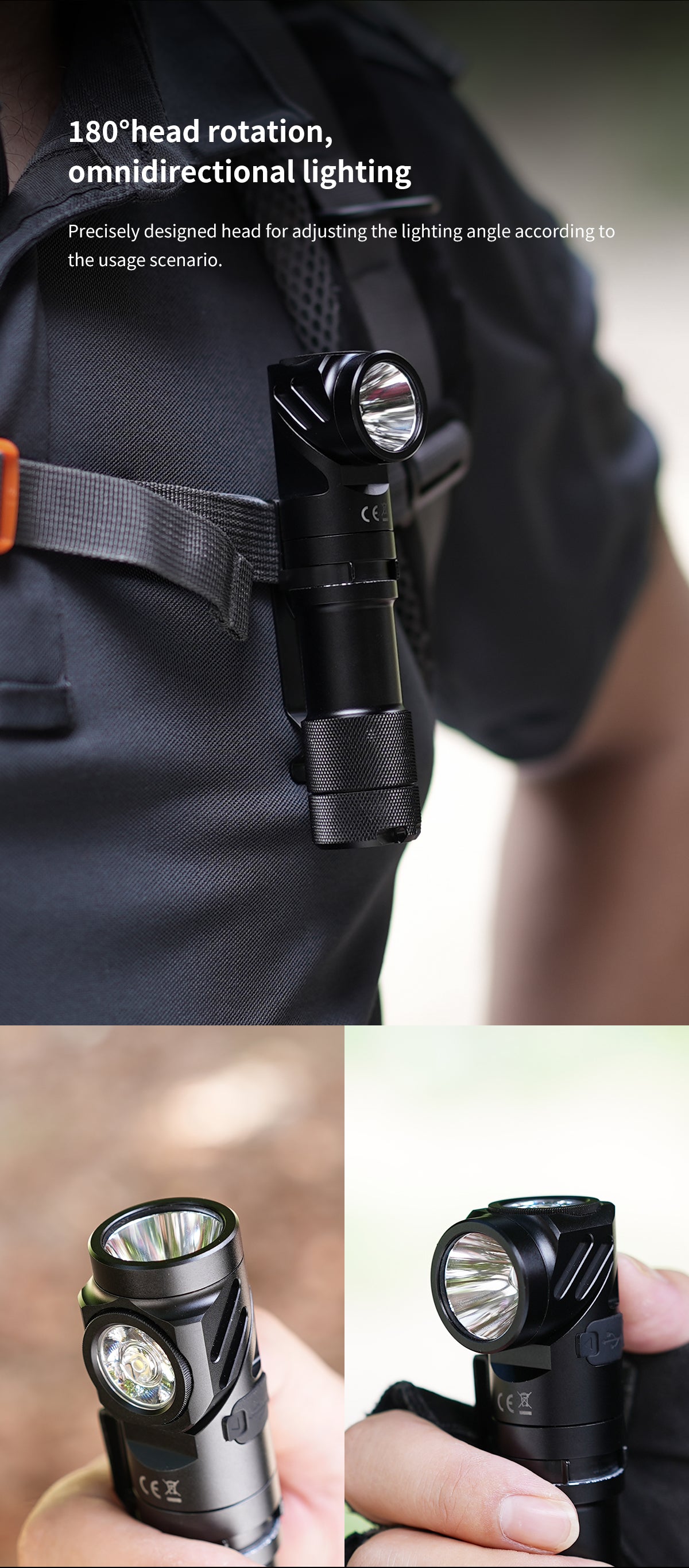 Wuben L1 Dual Head Flashlight