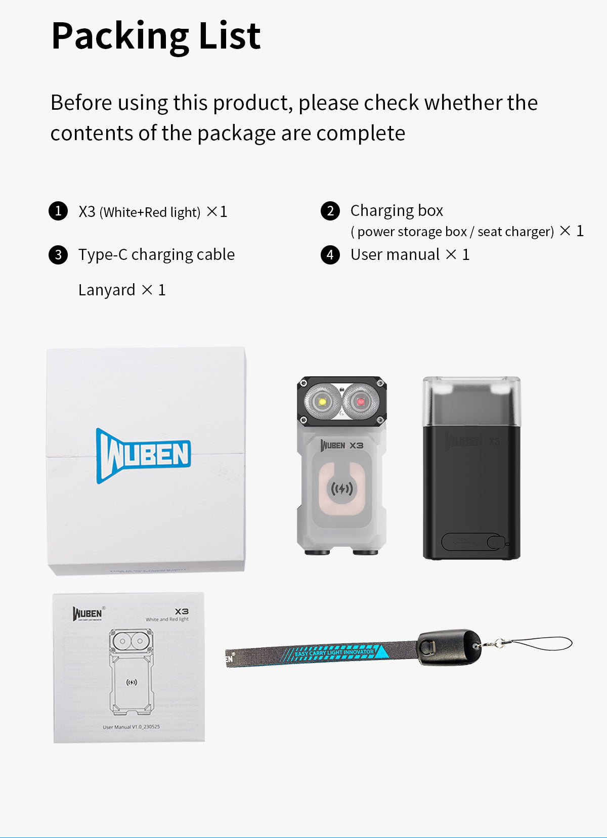 Wuben Lightok X3 Owl