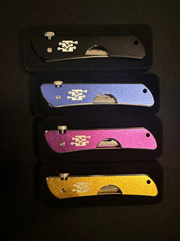 Folding Pocket Lockpick Jackknife Set - Gadget Connections Exclusive Circuit Logo - Limited Edition