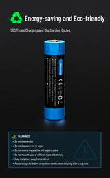 Wuben 18650- Battery w/ USB-C Charging - Image 3