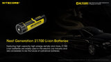 Nitecore 21700 5000mAh USB-C - Image 3
