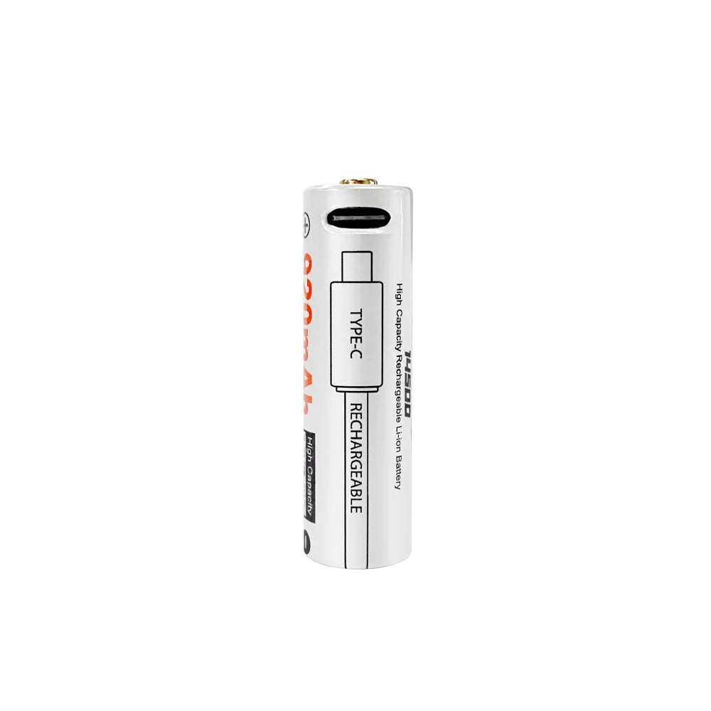 Lumintop 14500 920mAh Rechargeable Battery Type C USB Charging