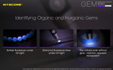 Nitecore GEM10UV  365nm UV Flashlight with Adjustable Brightness - Image 5