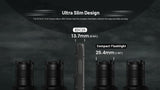 Nitecore EDC25 – 3000 Lumen Flat EDC Flashlight - Image 5