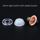 Convoy 20mm Illuminated Tail Switch Button - Rubber - Flashlight Accessory (M21A, M21B) - Image 5