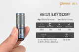 SPERAS ARC Ti Titanium USB-C Key Flashlight - Image 3