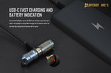 SPERAS ARC Ti Titanium USB-C Key Flashlight - Image 4
