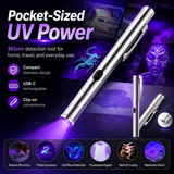 UV Pen Light USB-C Rechargeable 365nm