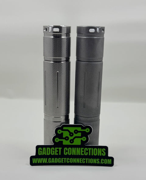 Convoy - S6 18650 Flashlight Stainless Steel. Glossy and Stone Washed Finish - Main Product Image