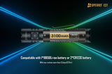 SPERAS EST KIT 1900lm 211m 18650 Battery USB-C Airsoft/Paintball Mounting Kit - Image 3