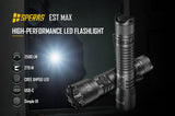 SPERAS EST MAX 2500lm 279m 18650 Battery Professional Flashlight - Main Product Image