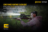 SPERAS EST PLUS THROWER 1600lm 726m 18650 Battery Flashlight - Main Product Image