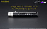 Nitecore GEM10UV  365nm UV Flashlight with Adjustable Brightness - Image 4