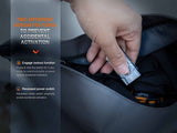 Fenix E03R v2.0 500 Lumen Rechargeable Keychain Flashlight with Red LED - Main Product Image