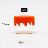 6ml Glass Container with Silicone Lid - Airtight EDC Storage Jar - Image 2