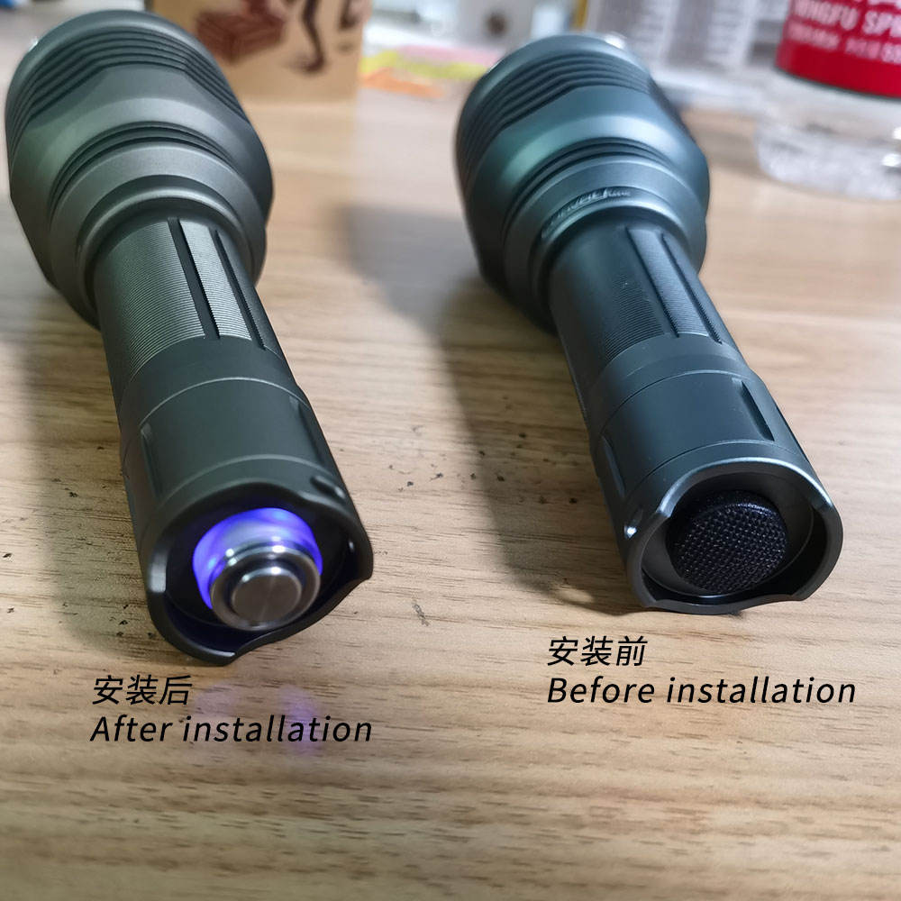 Convoy 20mm Illuminated Tail Switch Button - Metal - Flashlight Accessory (M21A, M21B) - Main Product Image
