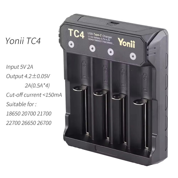 Yonii TC4 Quad Battery Charger - Main Product Image