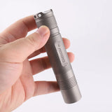 Convoy - S2+ 18650 Titanium Ti Flashlight - Glossy and Stone Washed Finish - Image 4