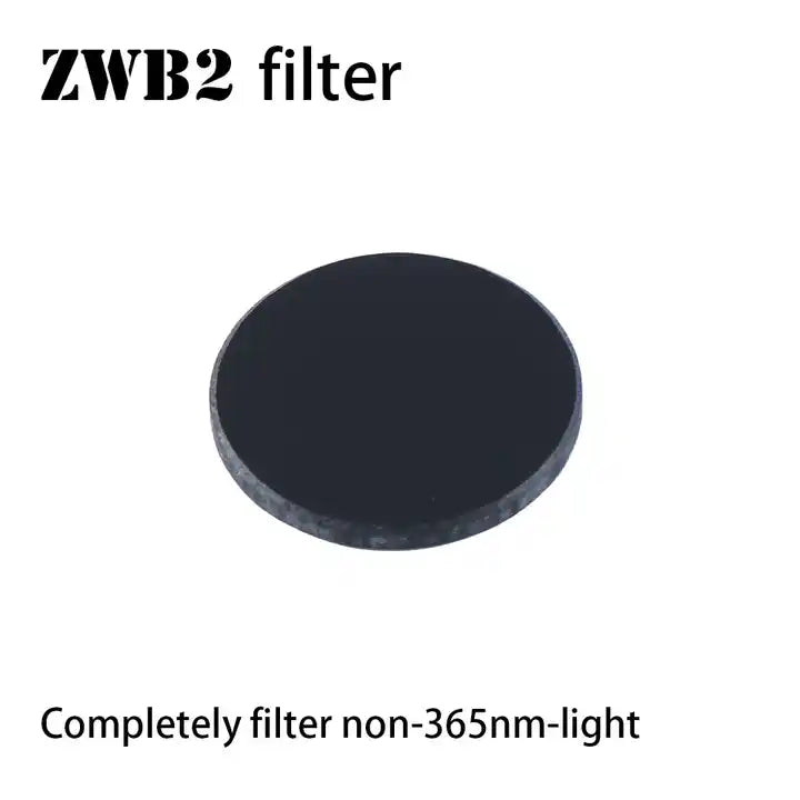 Convoy S2+ZWB2 filter for UVA 365nm light