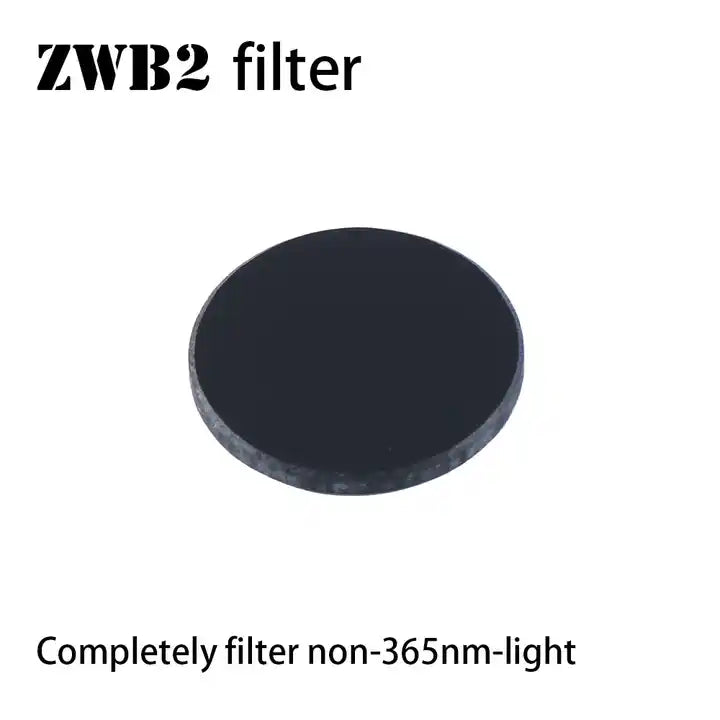 Convoy T3/T2 ZWB2 UV Filter for 365nm Flashlight