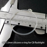 Convoy C8+ Head End Lens Gasket 42mm x 1.5mm - Flashlight Accessory - Main Product Image