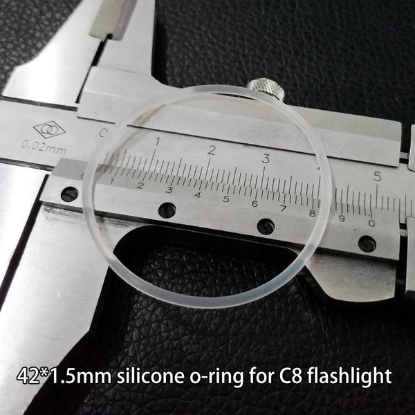 Convoy C8+ Head End Lens Gasket 42mm x 1.5mm - Flashlight Accessory - Main Product Image