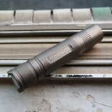 Convoy - S2+ 18650 Titanium Ti Flashlight - Glossy and Stone Washed Finish - Image 5