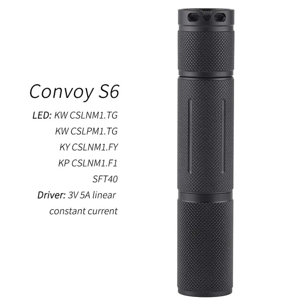 Convoy S6 18650 Flashlight - Compact EDC Light - Main Product Image