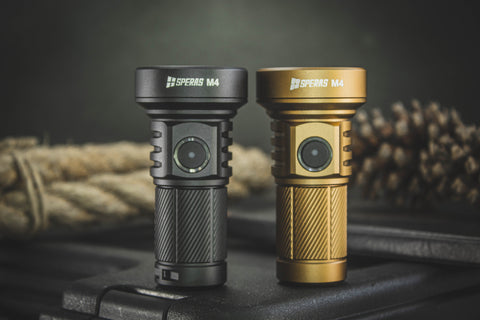 SPERAS M4 Mini VERSION 2 2000lm 18350 Battery Included USB-C Charging Luminus SFT40 - Main Product Image