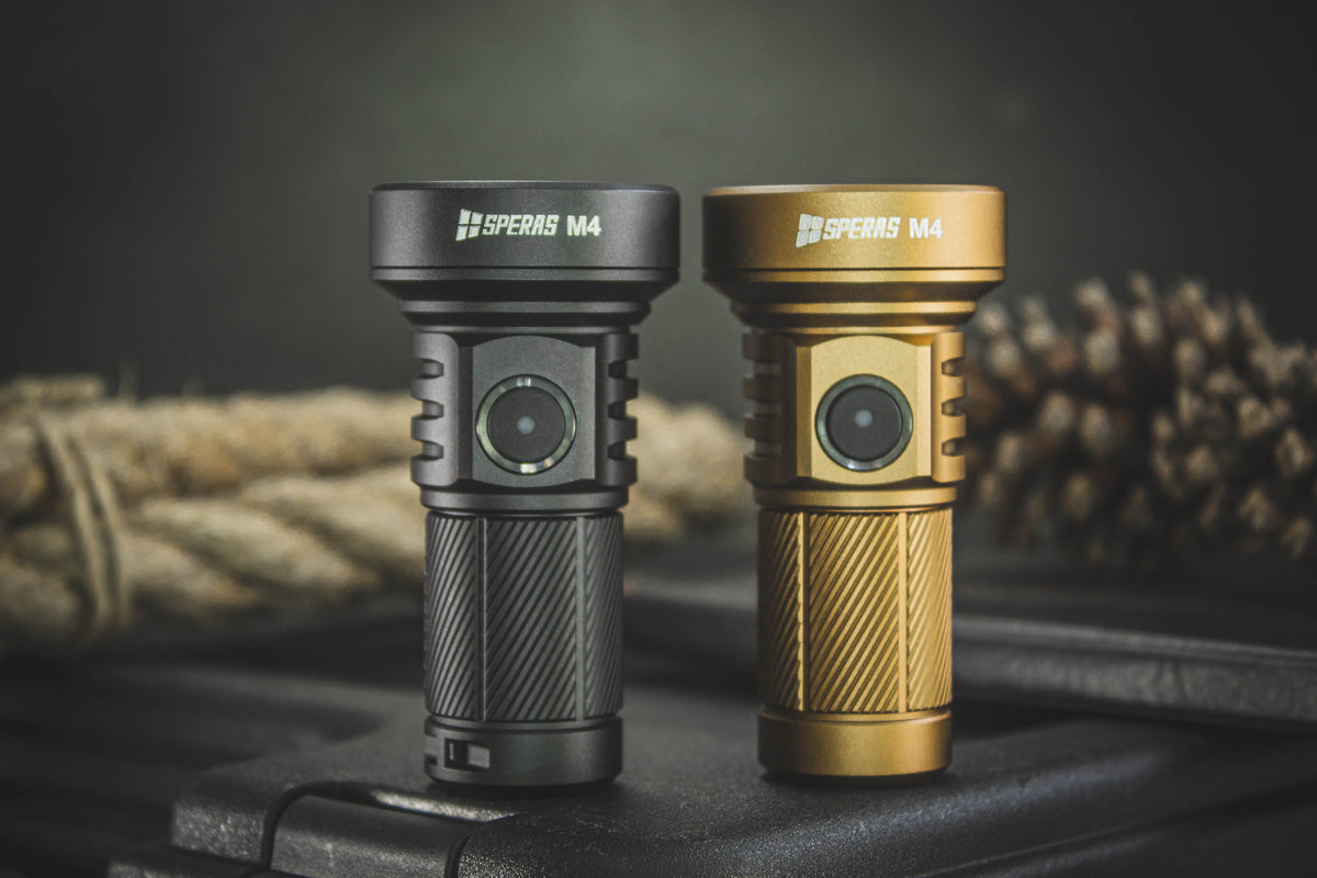 SPERAS M4 Mini VERSION 2 2000lm 18350 Battery Included USB-C Charging Luminus SFT40 - Main Product Image