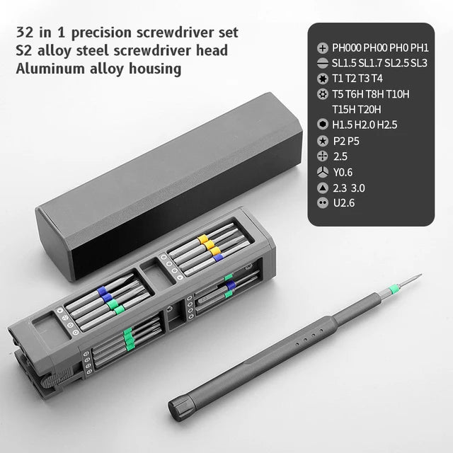 CyberForge Precision 31-in-1 Screwdriver Kit - EDC Tool Set - Main Product Image