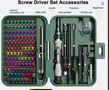 🧰 PrecisionPro 132-in-1 Precision Screwdriver Set