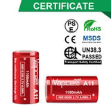 Vapcell A11 18350 1100mah 10A Flat Top Rechargeable Battery - Image 2