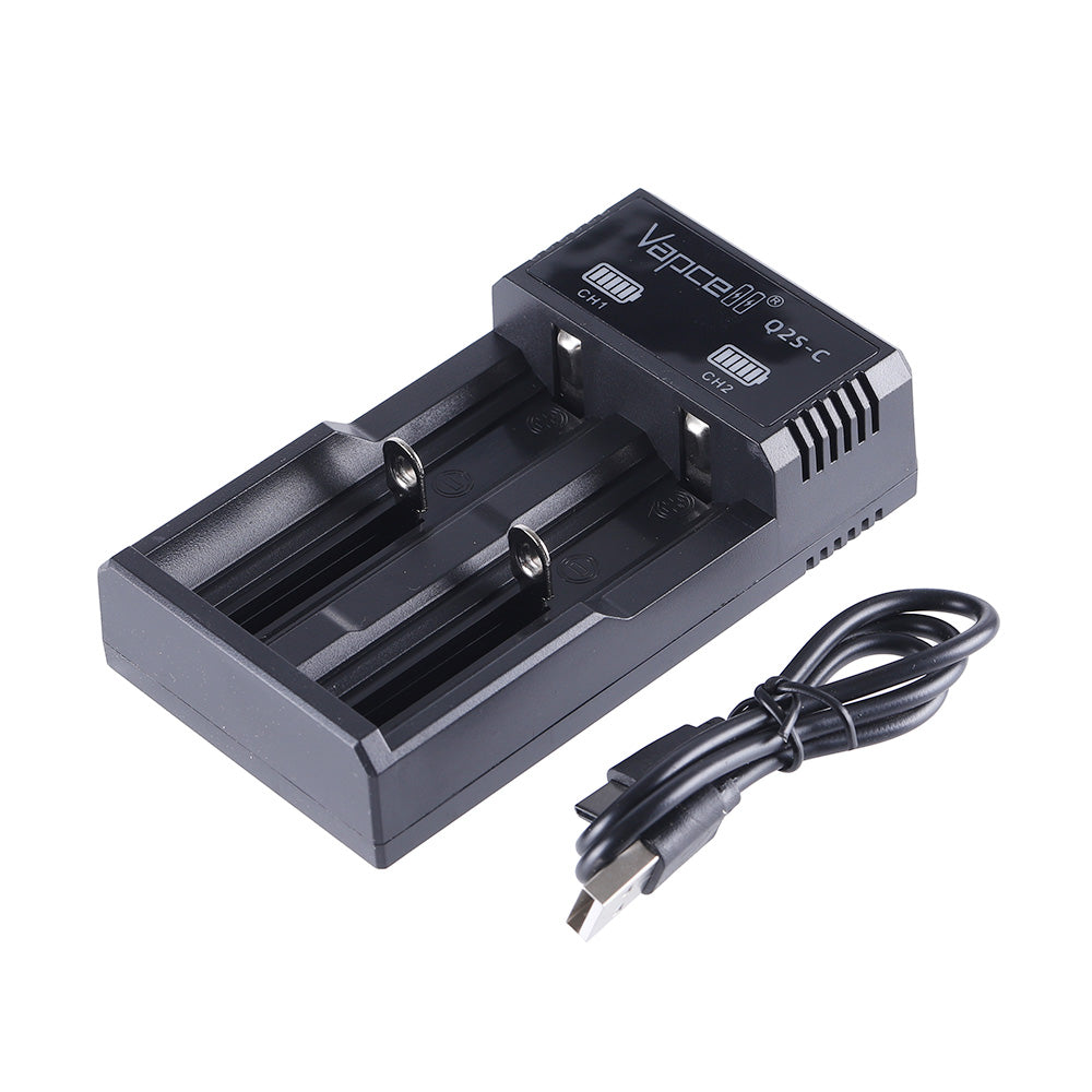 Vapcell Q2S-C  Dual Battery Charger - Main Product Image