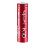 Vapcell K10 INR14500 1000mah 8A High Drain Rechargeable Flat Top Battery - main product image