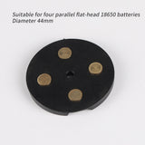 Convoy - Flat Top To Button Top Battery Converter Plate for 4x18  3x21 - Main Product Image