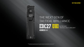 🔦 Nitecore EDC27 UHi – 3100 Lumen Ultra-Slim Flat EDC Flashlight