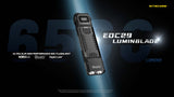 Nitecore EDC29 – 6500 Lumen Flat EDC Flashlight - Image 9