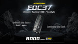 Nitecore EDC37 8000 Lumen USB-C Rechargeable Flat EDC Flashlight - Image 2