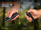 Fenix E06R PRO RG neck and tail main switches