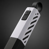 NightRail 1000 flashlight, button and vent detail
