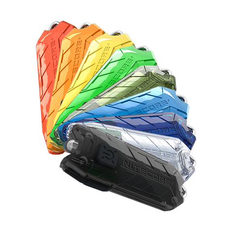 Nitecore TUBE V2.0 keychain flashlight in all 9 colors