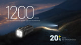 Nitecore TUP2 1200 lumen max output